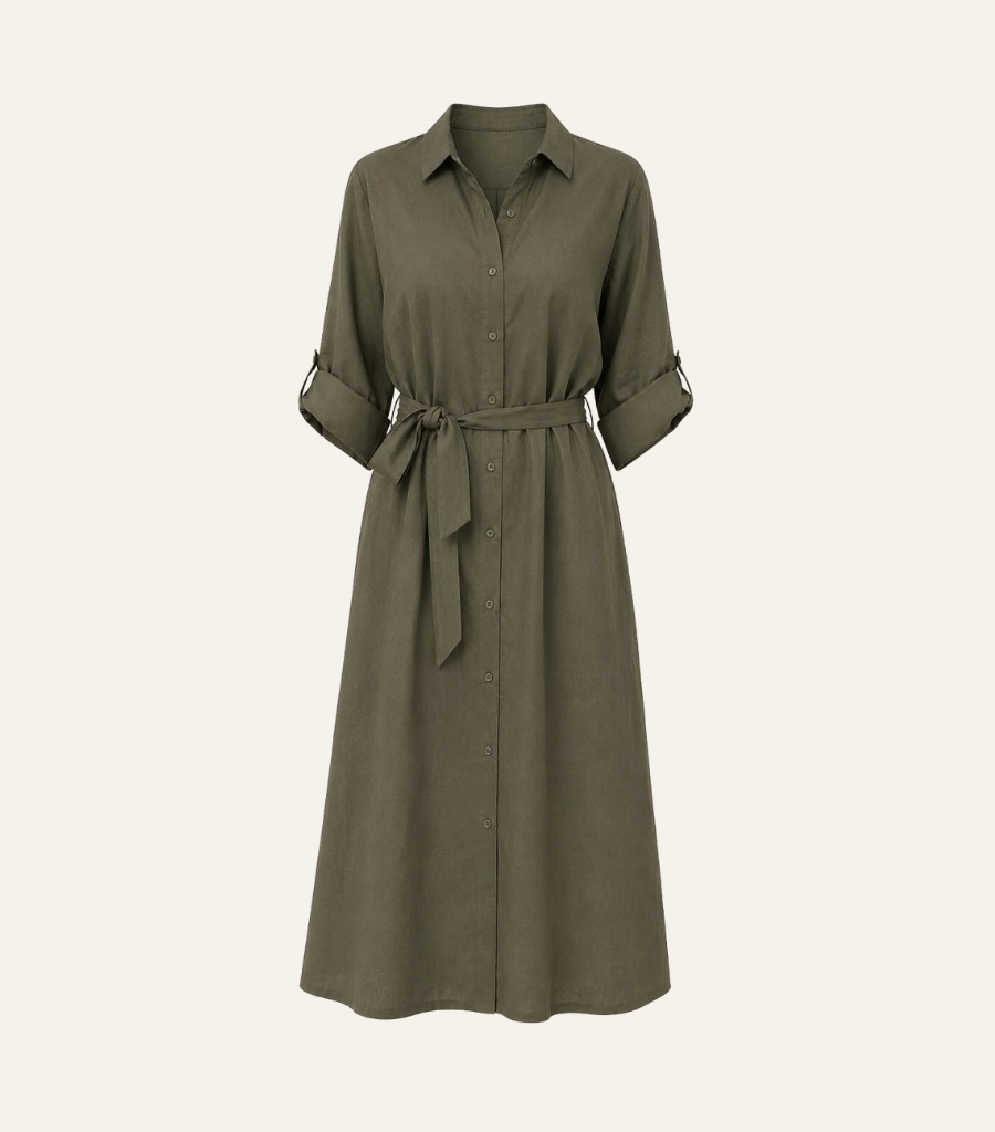 Linen Shirt Dress
