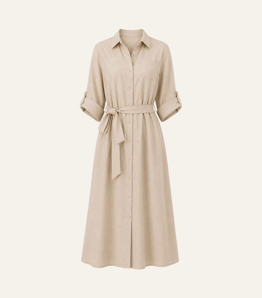 Linen Shirt Dress